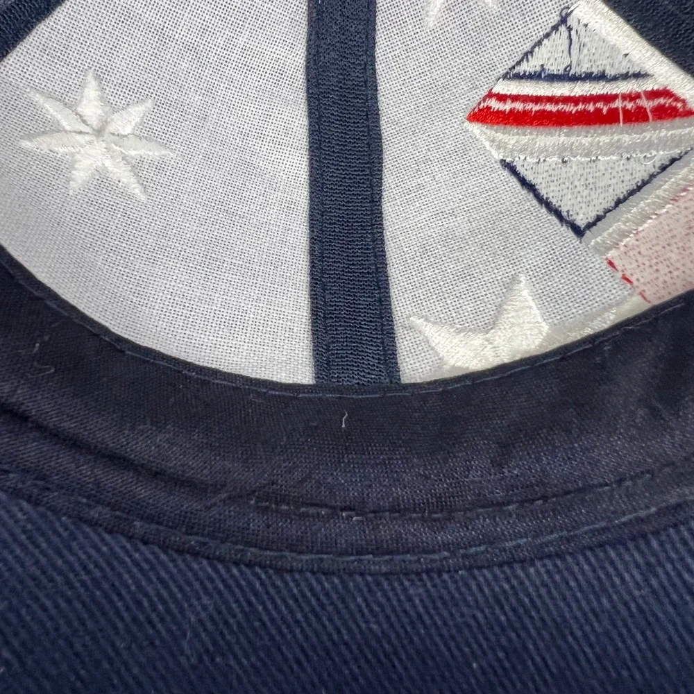 Australia Flag Embroidered Baseball Cap Hat Adjustable Strap Navy Blue‎ Nation